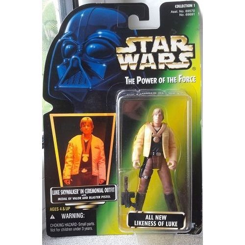 Star Wars The Power Of The Force Collection 1 Luke Skywalker In Ceremonial Outfit