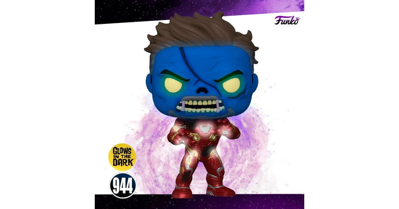 Funko Pop What If...? Zombie Iron Man Glows In The Dark 944