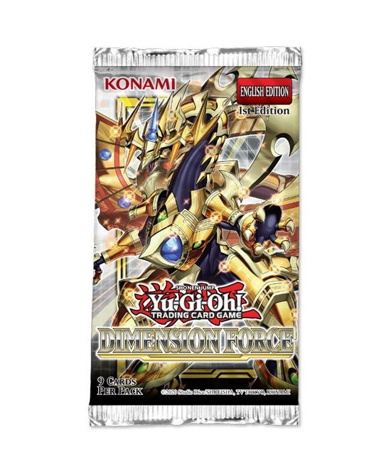 Yu-Gi-Oh! Trading Card Dimension Force Dorada Sobre