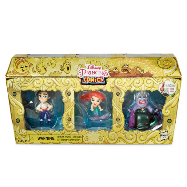 Disney Princess Comics Treasure Trove The Little Mermaid 30TH Anniv Mini Figure Pack