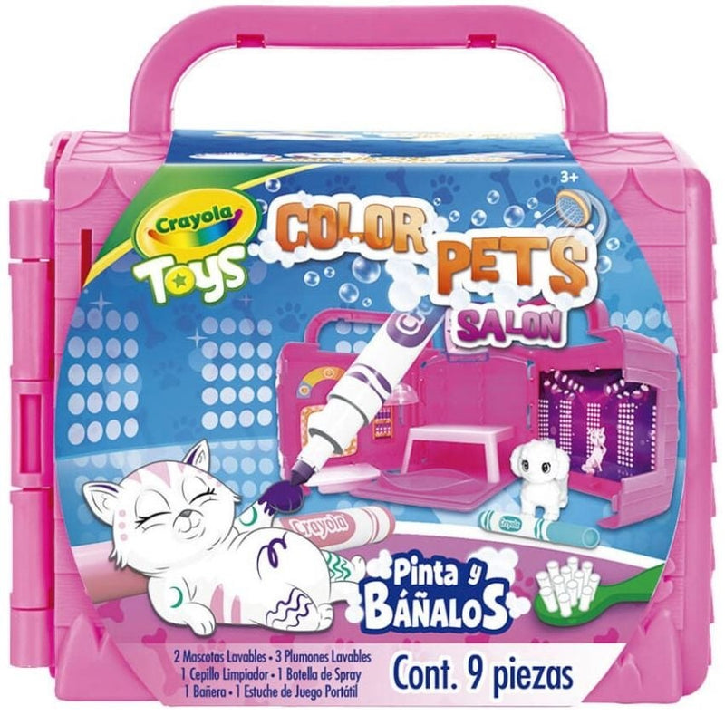 Crayola Toys Color Pets Salon Pinta y Ba¤alos