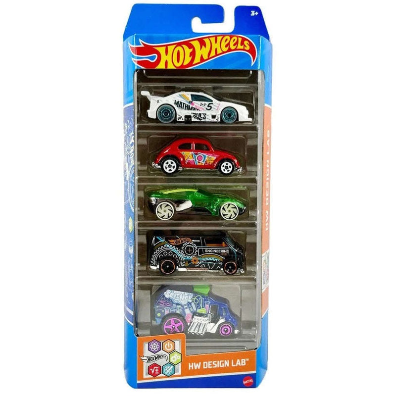 Hot Wheels 5 Pack HW Design Lab HLY72