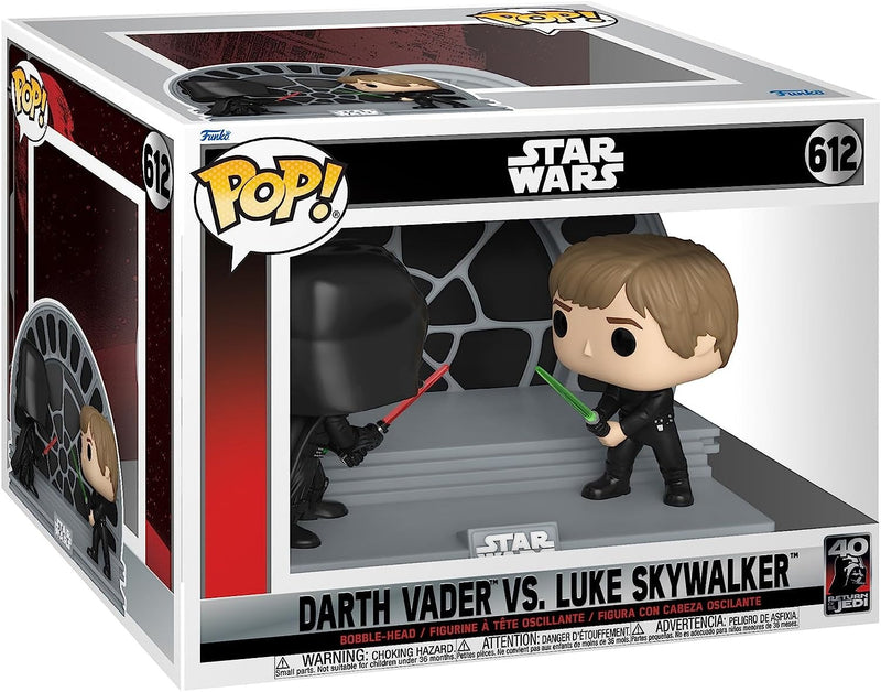 Funko Pop Moment Star Wars Darth Vader VS Luke Skywalker 612