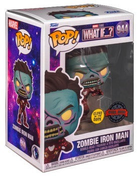 Funko Pop What If...? Zombie Iron Man Glows In The Dark 944
