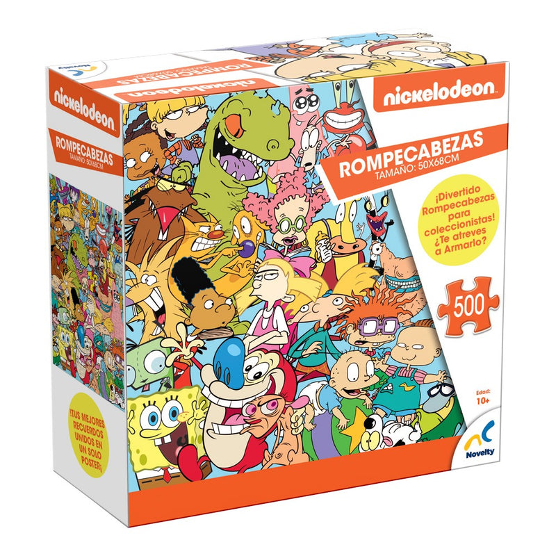 Nickelodeon Personajes Nicktoons Rompecabezas 500 Pzas