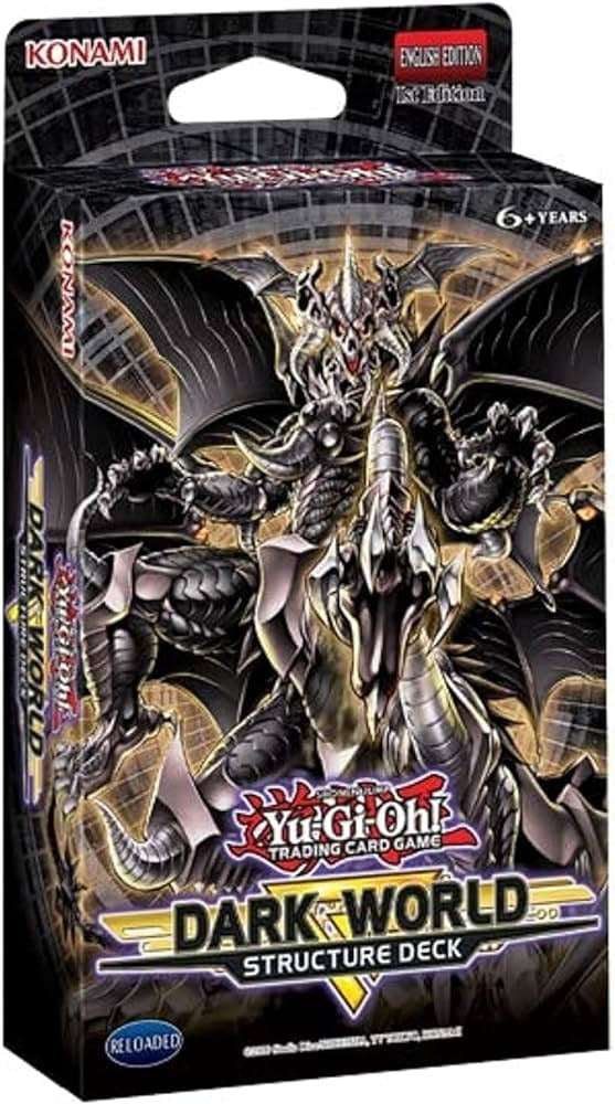Yu-Gi-Oh Cartas Dark World TCG Baraja de Estructura Ingles