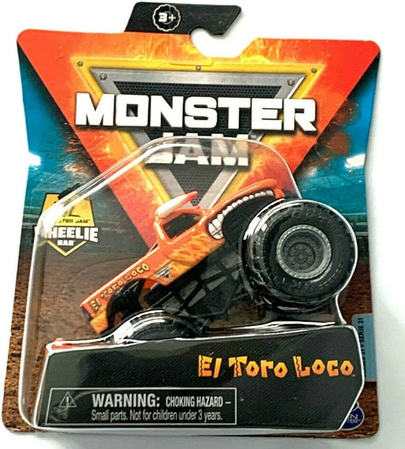 Spin Master Monster Jam El Toro Loco Naranja Escala 1:64