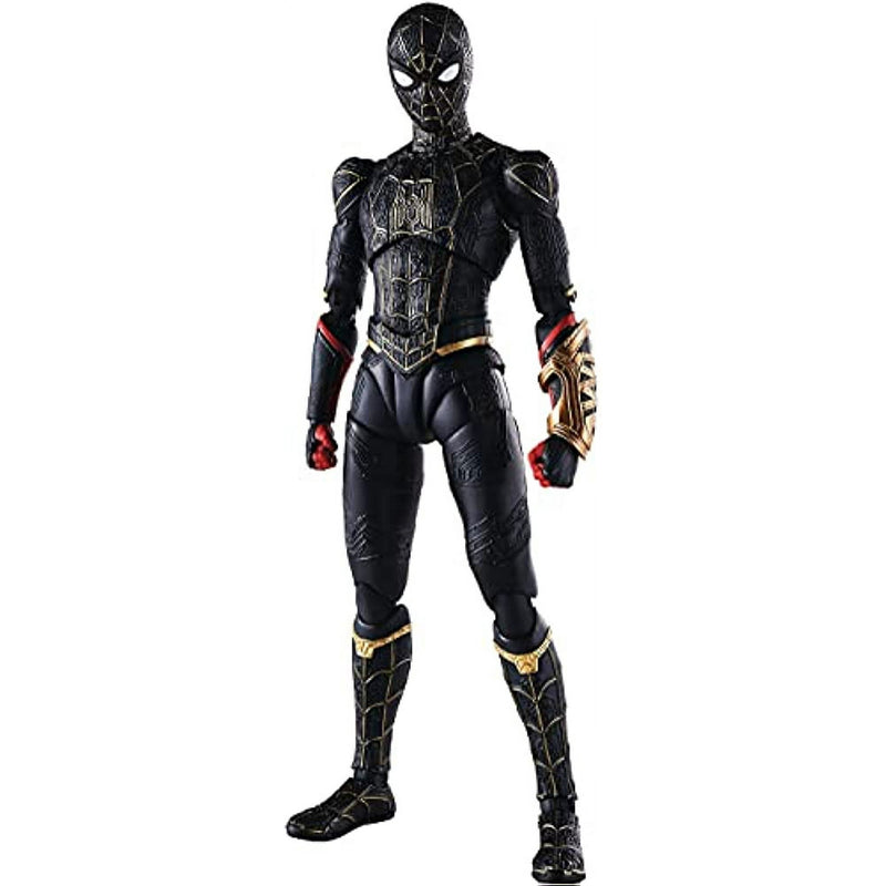 Spiderman No Way Home Black and Gold Suit S.H. Figurarts