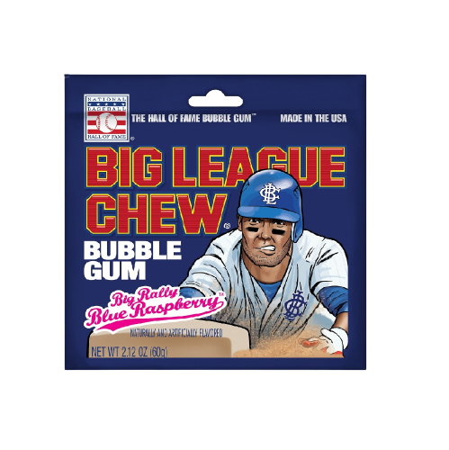 Chicle Big League Chew Blue Raspberry 60g