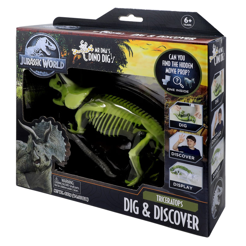 Jurassic World Triceratops Mr DNA's Dino Dig Discover Toy