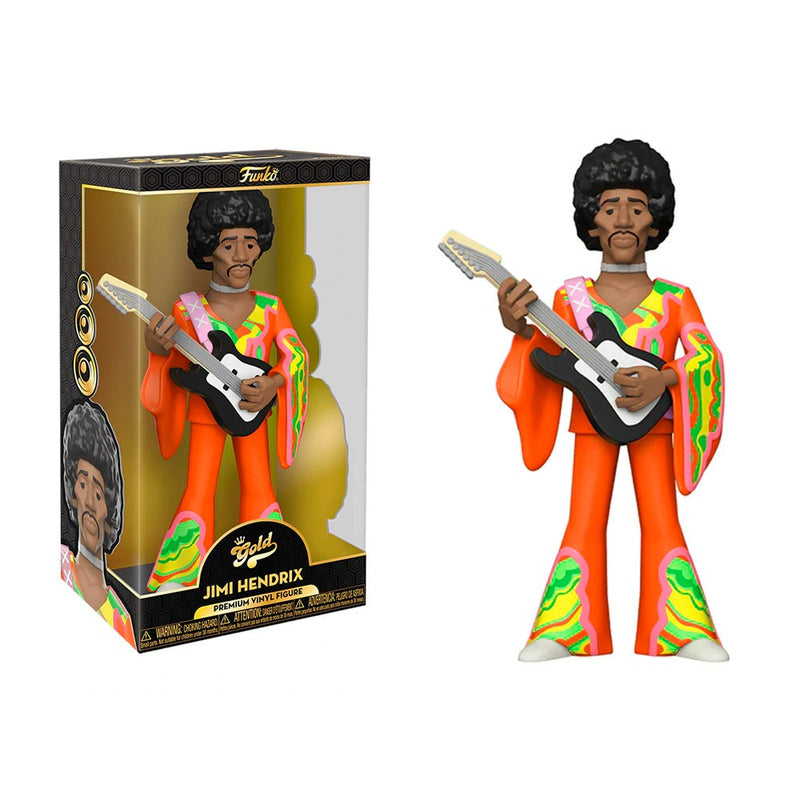 Funko Gold Jimi Hendrix Figura de Vinil Premium 25cm