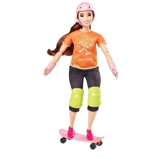 Mattel Barbie Olimpiadas Tokio 2020 Skateboarding