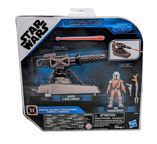 Hasbro Star Wars Mission Fleet The Mandalorian Hover E-Web Cannon