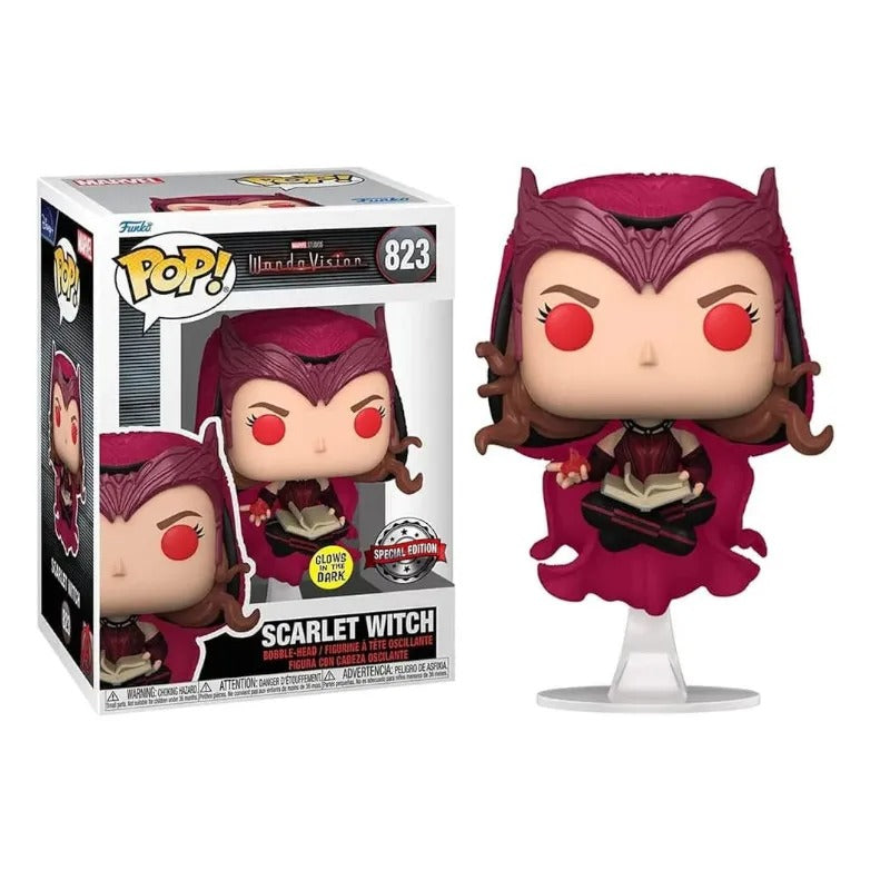 Funko Pop Marvel WandaVision Scarlet Witch Glows in the dark 823