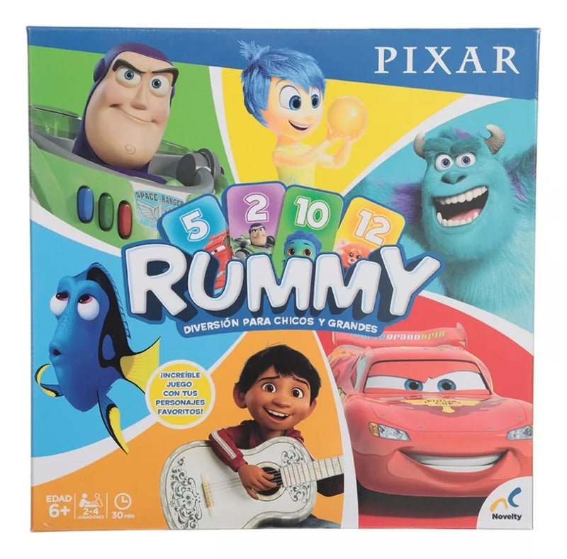 Disney Pixar Rummy Juego de Mesa Hermoso