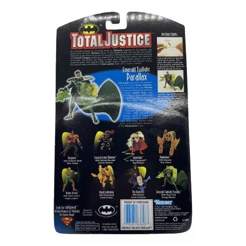 DC Comics Batman Total Justice Figura Green Lantern Parallax Kenner
