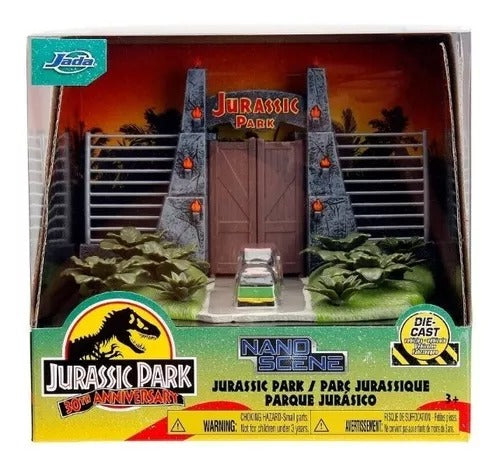 Jurassic Park Nano Escenario 30th Aniversario Jada Toys