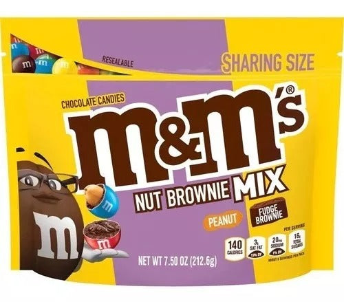 M&M Nut Brownie Mix 212g Resellable
