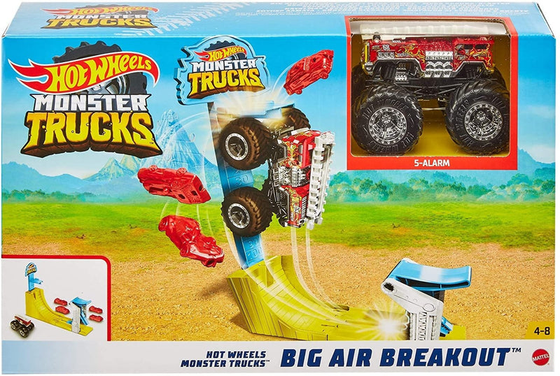 Hot Wheels Monster Trucks Destruye La Torre Mattel