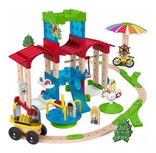 FISHER PRICE WONDER MAKERS PISTA DE CONSTRUCCION