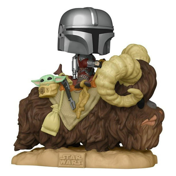 FUNKO POP DELUXE THE MANDALORIAN &amp; THE CHILD ON BANTHA 416