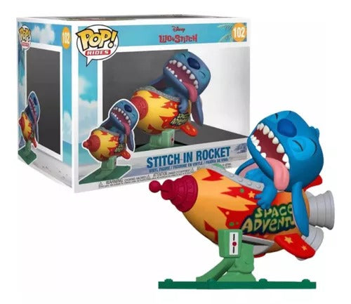 Funko Pop Rides Stitch In Rocket 102