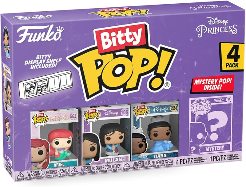 Funko Bitty Pop Disney Princesas 4 Pack Serie 3