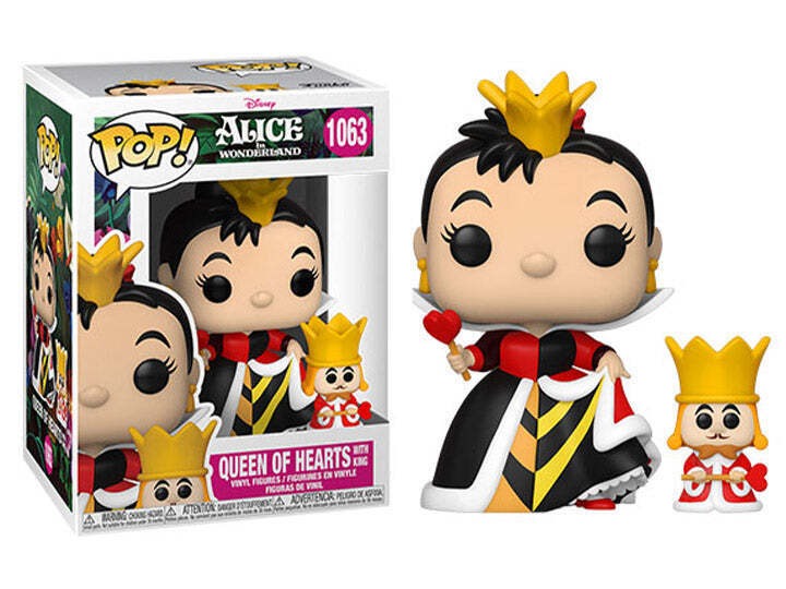 Funko Pop Alice in Wonderland Queen of Hearts with King 1063