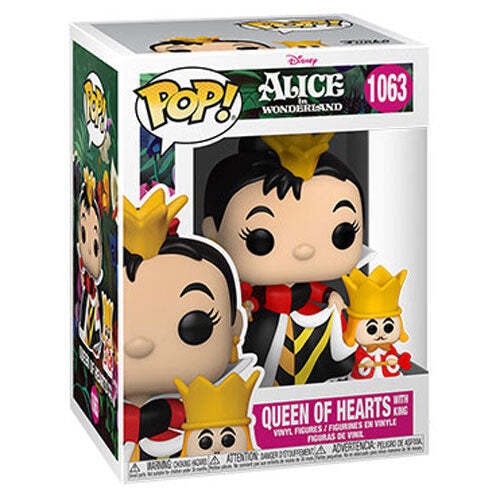 Funko Pop Alice in Wonderland Queen of Hearts with King 1063