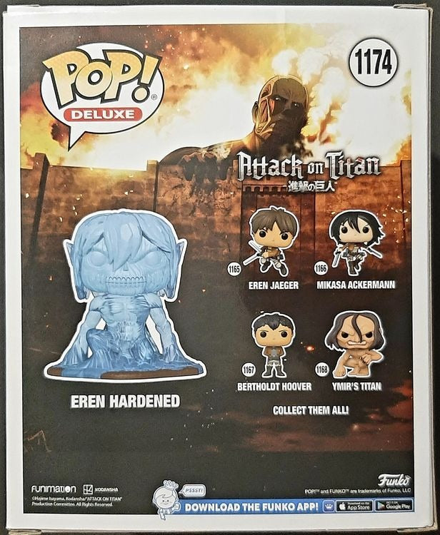 Funko Pop Attack on Titan Eren Hardened 1174