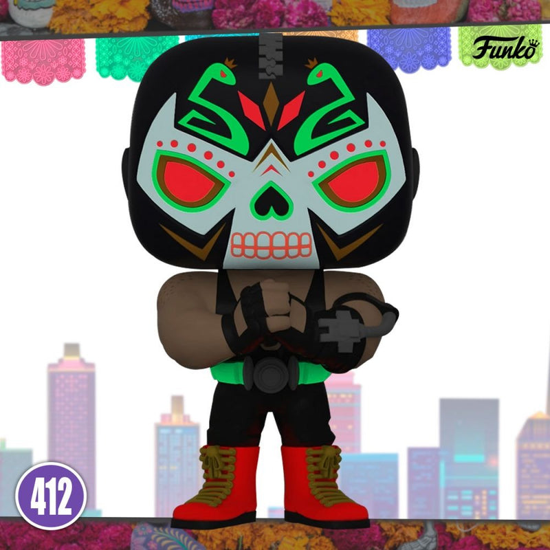 Funko Pop DC Super Heroes Dia de Muertos Bane Glows in the Dark 412