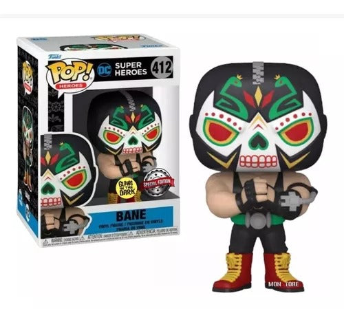 Funko Pop DC Super Heroes Dia de Muertos Bane Glows in the Dark 412