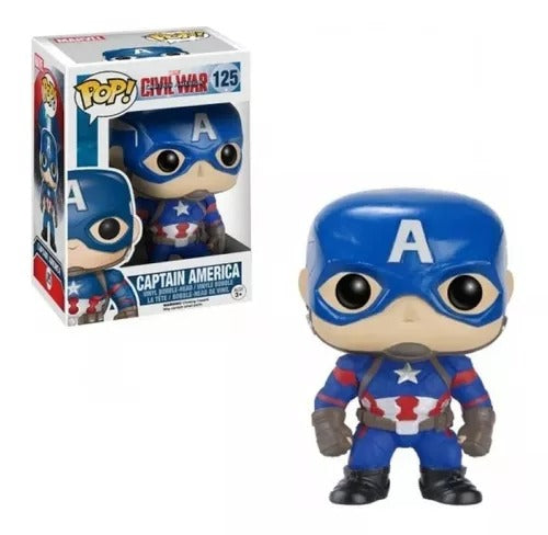 Funko Pop Marvel Capitan America Civil War Captain America 125