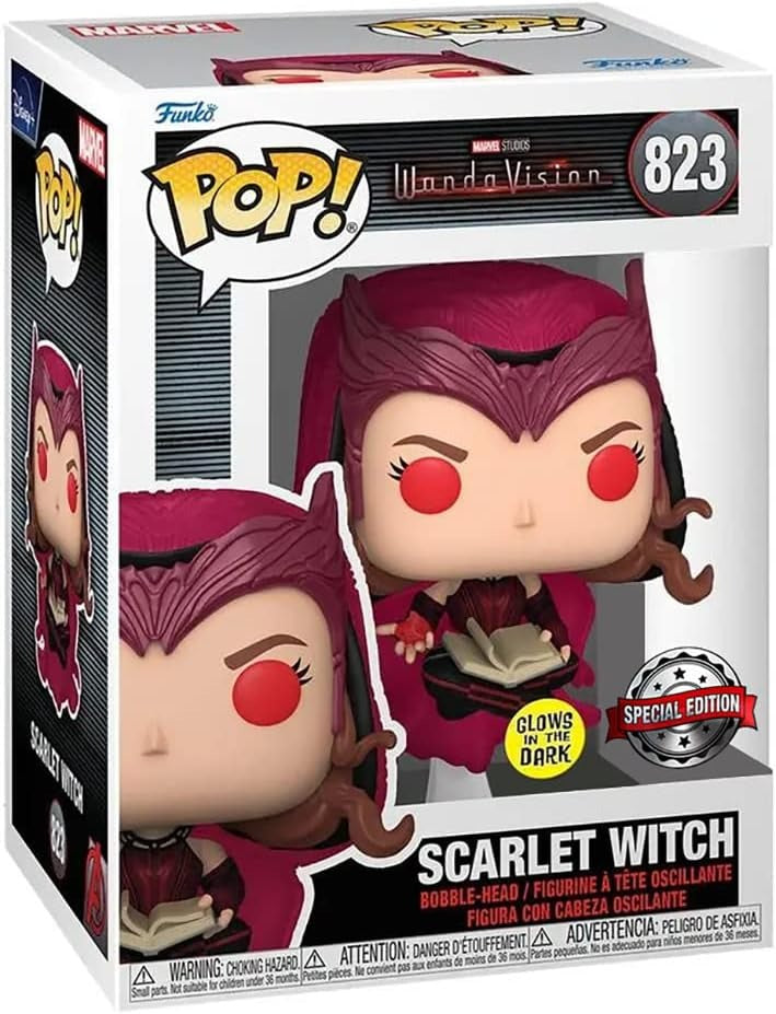 Funko Pop Marvel WandaVision Scarlet Witch Glows in the dark 823