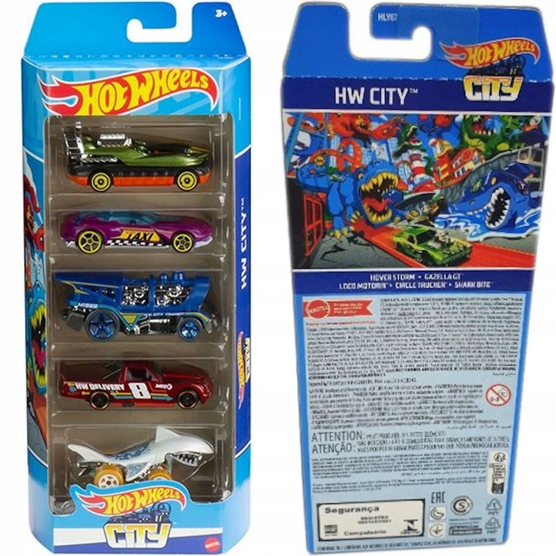 Hot Wheels 5 Pack HW City HLY67