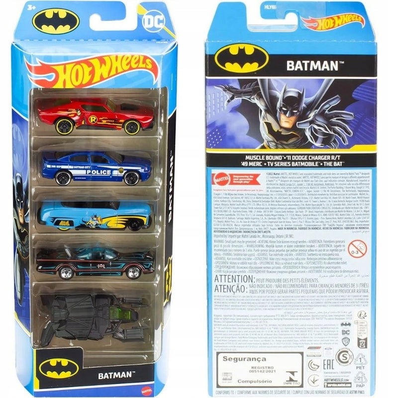 Hot Wheels 5 Pack Batman HLY68
