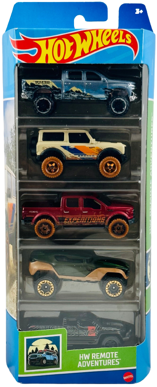 Hot Wheels 5 Pack HW Remote Adventures HLY74