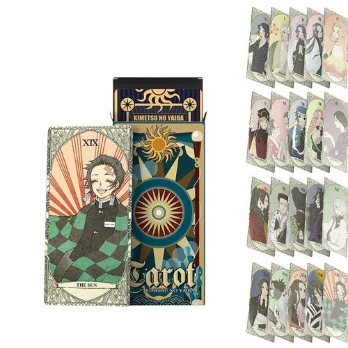 Kimetsu No Jaiba Demon Slayer Cartas de Tarot Hermosas