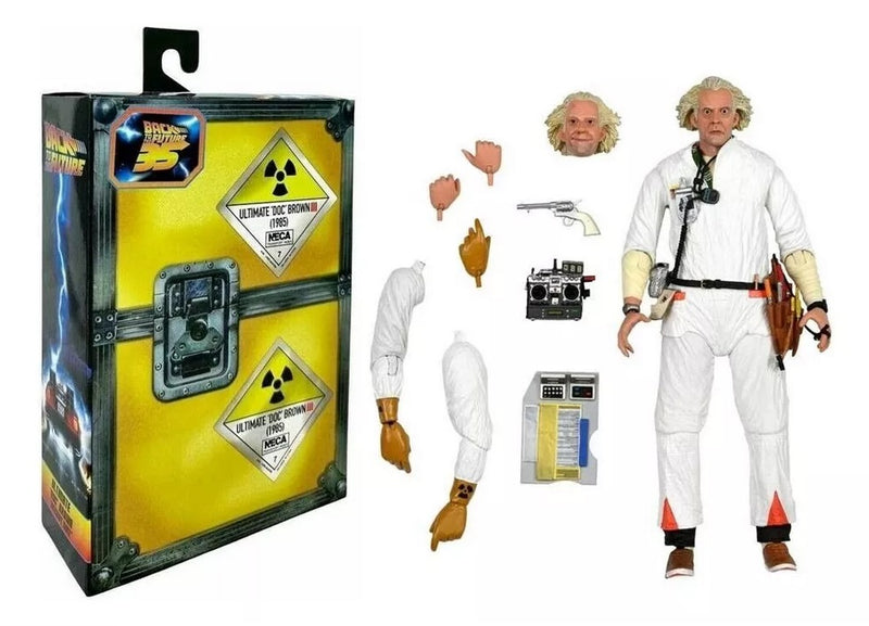 Back to the future 7 Fig Ultimate Doc Brown 1985 NECA
