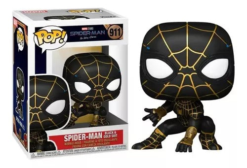 Funko Pop Spider-man No Way Home Spider-man Black & Gold Suit 911