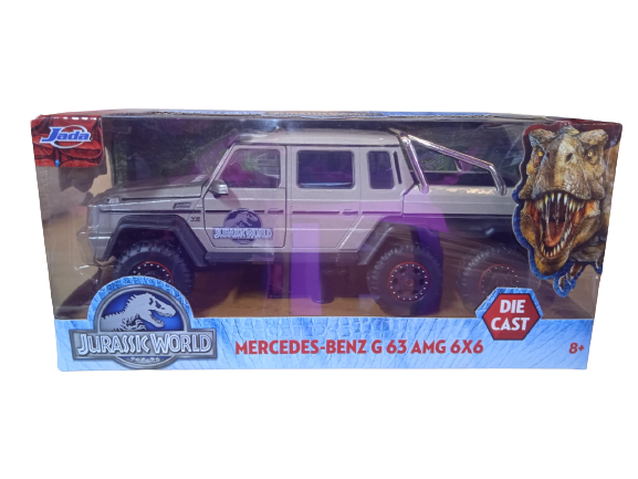 Jurassic World Mercedes Benz G 63 AMG 6x6 Die Cast 1:24 Jada Toys