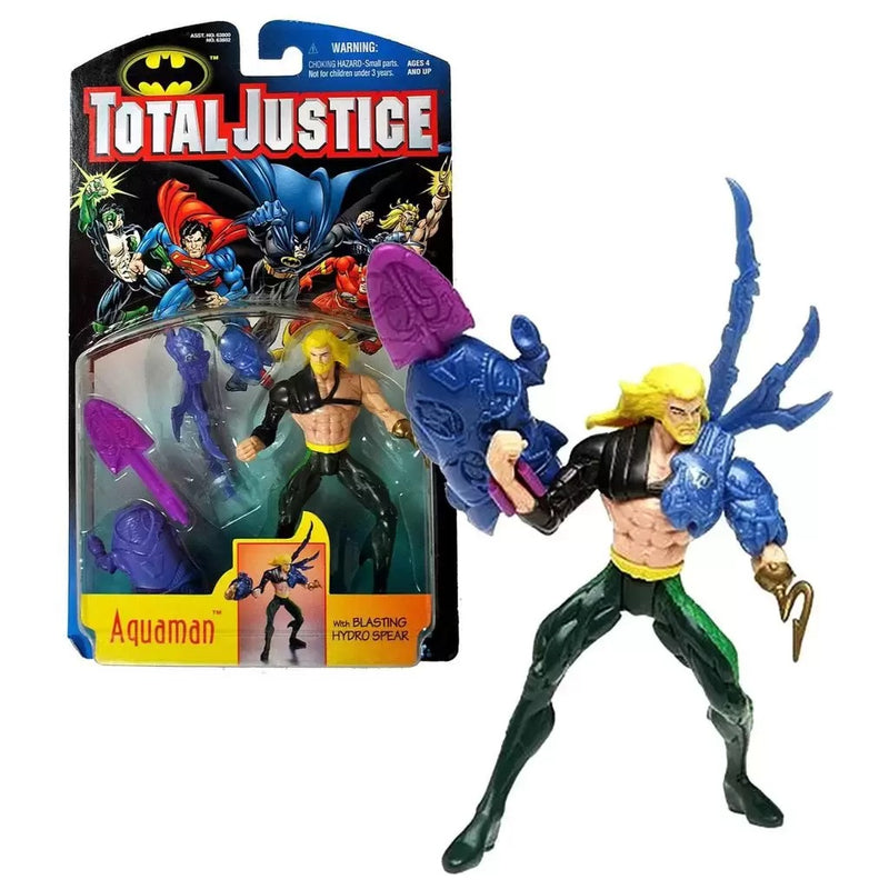 Batman Total Justice Figura Aquaman Hidro Blaster