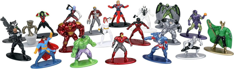 Marvel Jada Die Cast Metal Spider-Man Nano Metalfigs 5 Pack