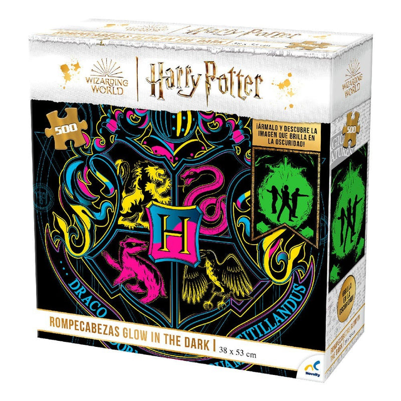 Rompecabezas Harry Potter Glow in the Dark Edicion Limitada Novelty 500 pzas