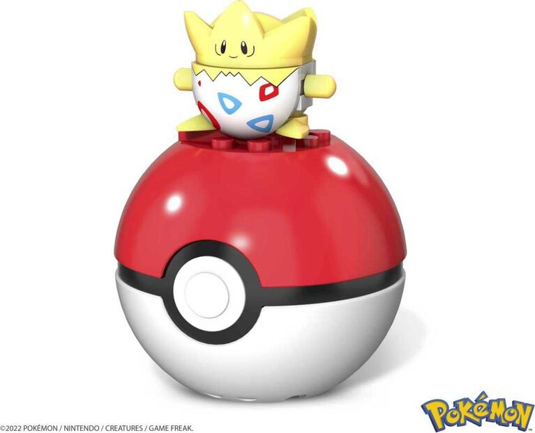 Pokemon Mega Construx Pokebola con Togepi