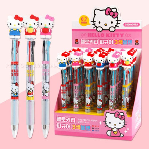 Boligrafo Tinta Multicolor Hello Kitty Con Mini Figura