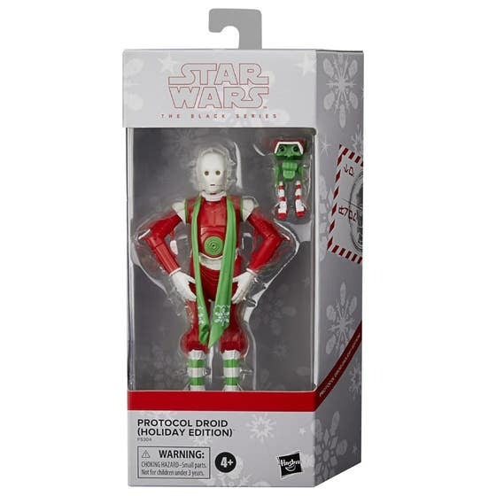 Star Wars The Black Series Protocol Droid (Holiday Edition) Hasbro