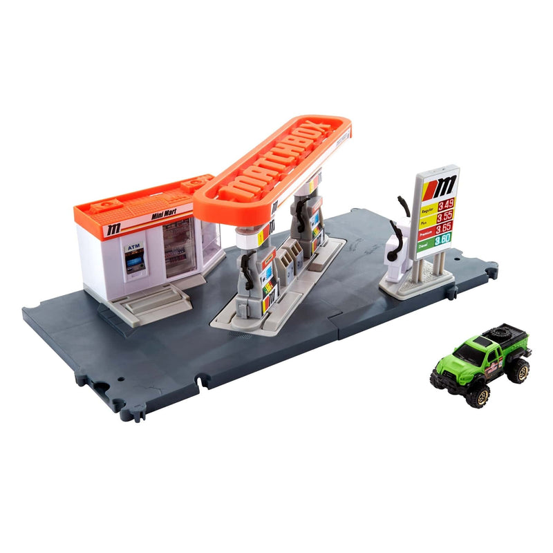 Mattel Matchbox Action Drivers Estacion de Gasolina