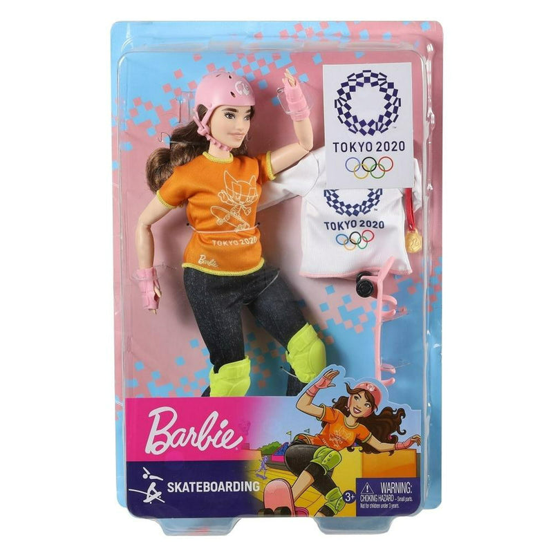 Mattel Barbie Olimpiadas Tokio 2020 Skateboarding