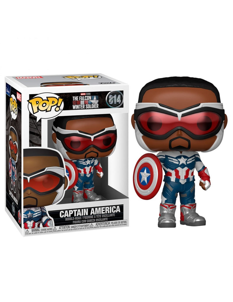 Funko Pop The Falcon And The Winter Soldier Captain America 814